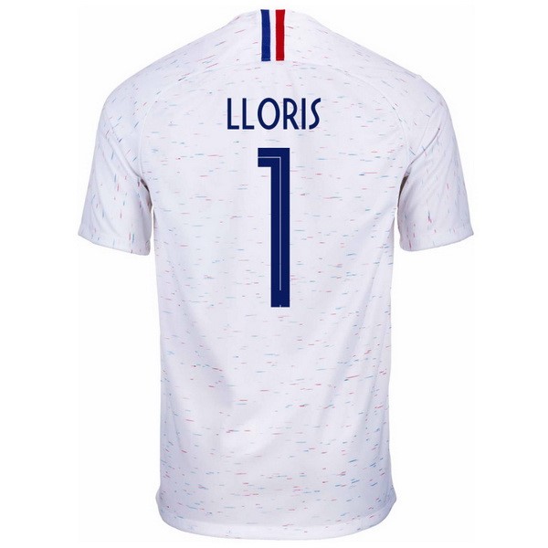 Camiseta Francia 2ª Lloris 2018 Blanco